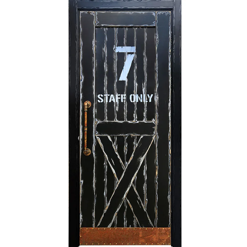 Межкомнатная дверь Лофт Staff Only глухая