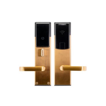 Гостиничный электронный замок HSU-9936BT-G матовое золото