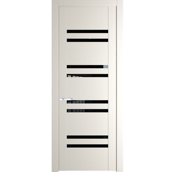 Межкомнатная дверь 1.6P перламутр белый остеклённая