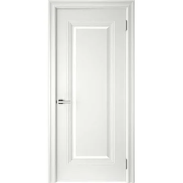 Межкомнатная дверь эмаль Текона Смальта 48 белая глухая