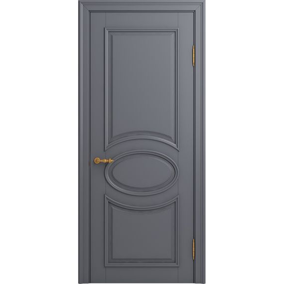 Межкомнатная дверь массив бука Viporte Лацио тауп глухая