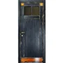 Межкомнатная дверь Лофт Ванная остеклённая RAL 5004