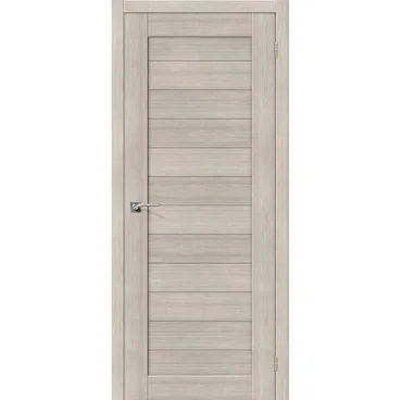 Межкомнатная дверь экошпон Bravo Порта-21 cappuccino veralinga глухая