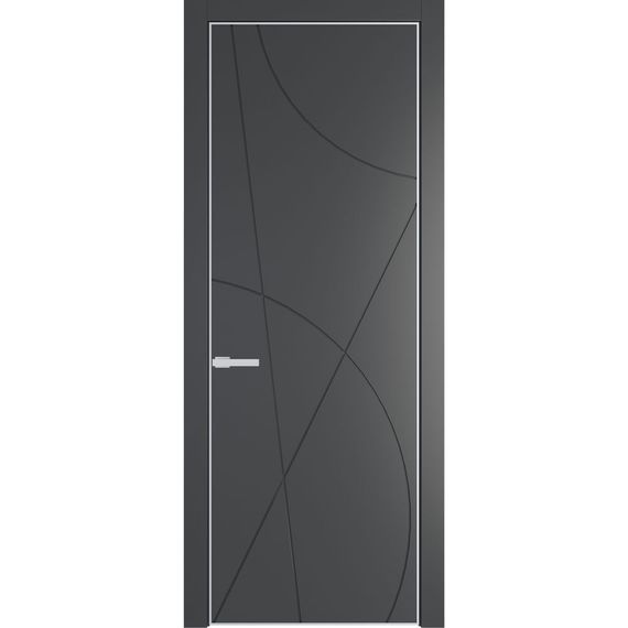 Межкомнатная дверь 4PA графит глухая