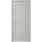 Фото межкомнатной двери эмаль Классика 1 серая глухая