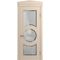 Межкомнатная дверь массив бука Viporte Лацио Амбиенте ваниль остекление 3