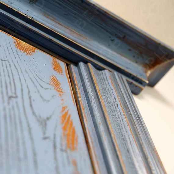 Межкомнатная дверь массив дуба Лофт Ливорно глухая