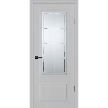 Межкомнатная дверь экошпон Profilo Porte PSC-37 агат остеклённая