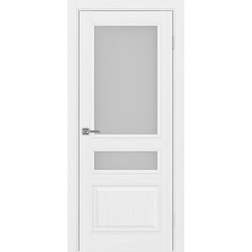 Межкомнатная дверь Тоскана багет 631.221 белый лёд со стеклом