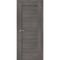 Межкомнатная дверь экошпон Порта-21 grey veralinga глухая