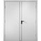 Дверь противопожарная деревянная двупольная ПВХ EI60 белая