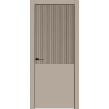 Межкомнатная дверь эмаль Ofram Линнея 7 капучино глухая