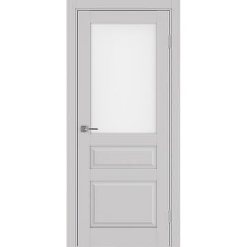 Межкомнатная дверь Тоскана 631.211 пепельный со стеклом
