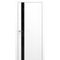 Межкомнатная дверь Porta V 11 белая Shellac White с чёрным стеклом