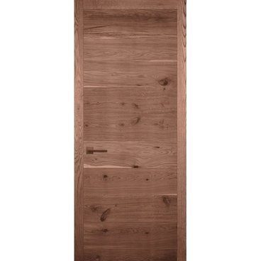 Межкомнатная дверь массив дуба Легно 7 дуб морёный глухая