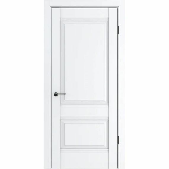 Межкомнатная дверь экошпон ДП-51 white pearl глухая