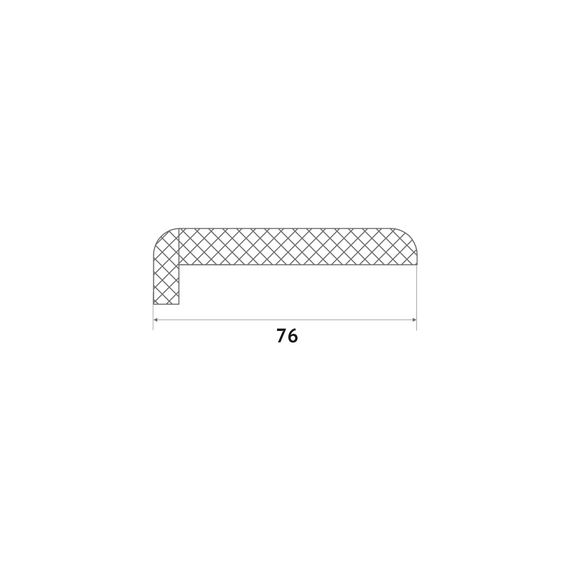Наличник компланар от себя Ofram 100 мм