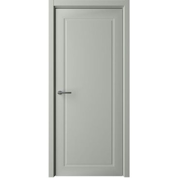 Межкомнатная дверь эмаль НеоКлассика 1 серая глухая