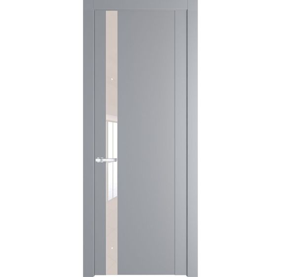 Межкомнатная дверь 1.2P смоки остеклённая