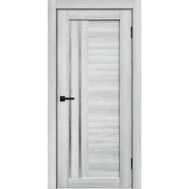 Межкомнатная дверь экошпон Сигма 02.1 айс ривьера остеклённая