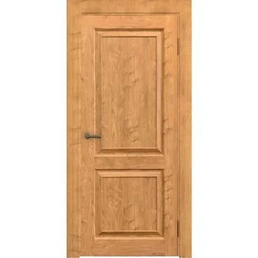 Межкомнатная дверь экошпон Сибирь 42002 орех светлый глухая