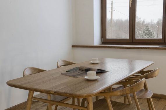 Стол Сована обеденный цвет матовое масло из массива дуба