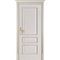 Межкомнатная дверь шпон Вена белая патина глухая