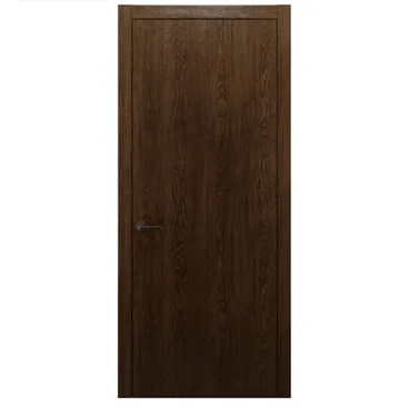 Межкомнатная дверь массив дуба Alvero Флэт-IV орех глухая