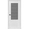 Межкомнатная дверь эмаль Классик 4 белая остеклённая