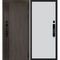 Входная дверь Вертикаль смарт дымчатый камень дуб морёный панель гладкая агат