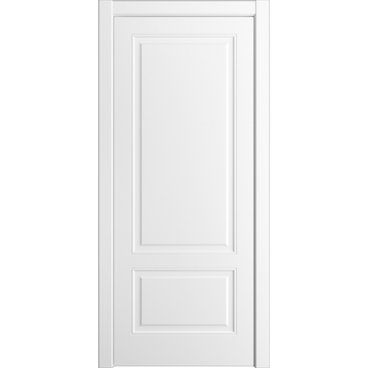 Межкомнатная дверь эмаль Бьянка-2 белоснежная глухая