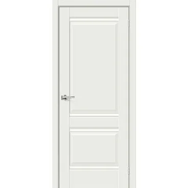 Межкомнатная дверь эмалит Прима-2 white matt глухая