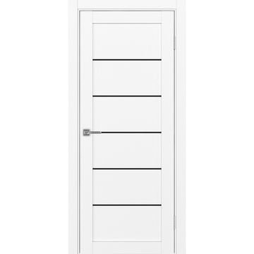 Межкомнатная дверь экошпон Турин 501АПП.1 белый снежный с молдингом