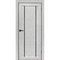 Межкомнатная дверь экошпон Сигма 30 белый мрамор остеклённая