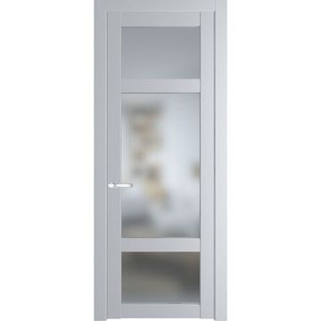 Межкомнатная дверь 1.3.2PD лайт грей остеклённая