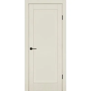 Межкомнатная дверь экошпон ДП-2.1 cream silk глухая