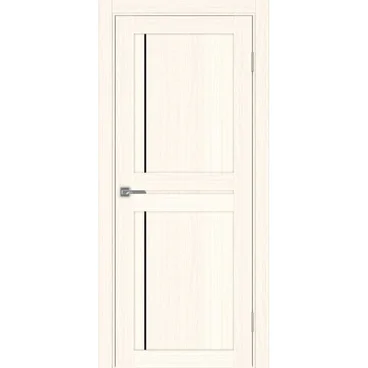 Межкомнатная дверь экошпон Турин 523АПП.111 ясень светлый с молдингом