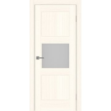 Межкомнатная дверь экошпон Турин Neo 530.121 ясень светлый со стеклом