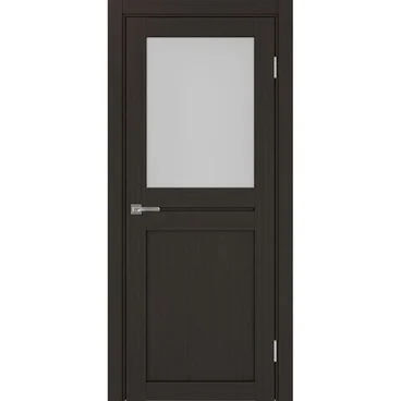 Межкомнатная дверь экошпон Турин 520.211 венге остеклённая