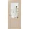 Межкомнатная дверь Турин 502.21 белёный дуб с зеркалом