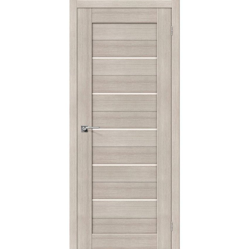 Фото двери эко шпон Porta 22 в цвете cappuccino veralinga