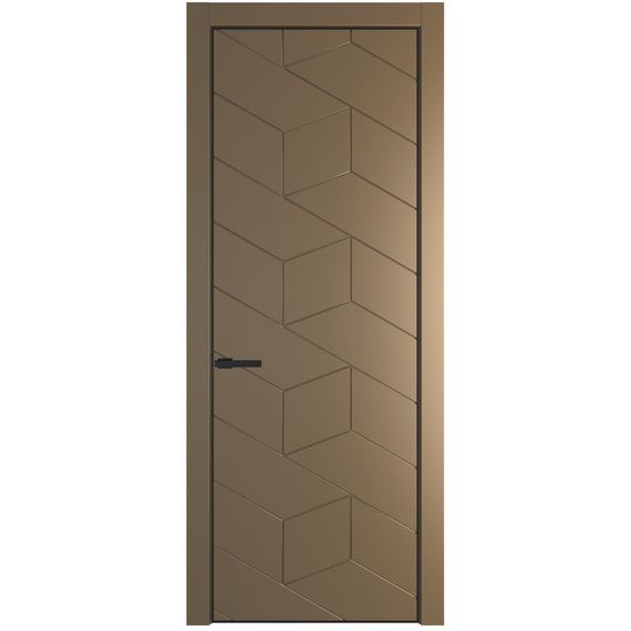 Межкомнатная дверь 9PA перламутр золото глухая