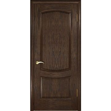 Межкомнатная дверь шпон Luxor Лаура 2 дуб морёный глухая