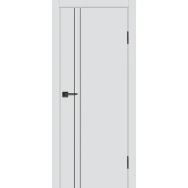 Межкомнатная дверь ПЭТ P-20 агат глухая кромка ABS в цвет полотна