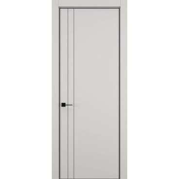 Межкомнатная дверь керамик MN 4 слоновая кость глухая