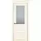 Фото межкомнатной двери эмаль Текона Смальта 06 слоновая кость RAL 1013 остеклённая
