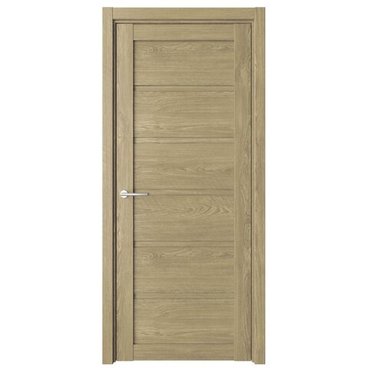 Межкомнатная дверь Вена эко-шпон дуб натуральный глухая