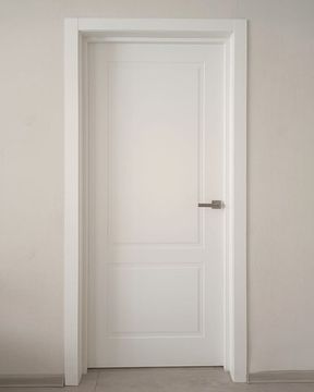 Межкомнатная дверь эмаль Капри 2 белая глухая