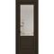 Фото межкомнатной двери керамик NC 10 коричневый остеклённая