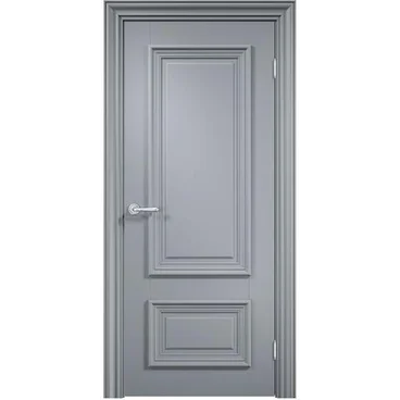 Межкомнатная дверь эмаль Дверцов Беневенто 2 RAL 7047 глухая